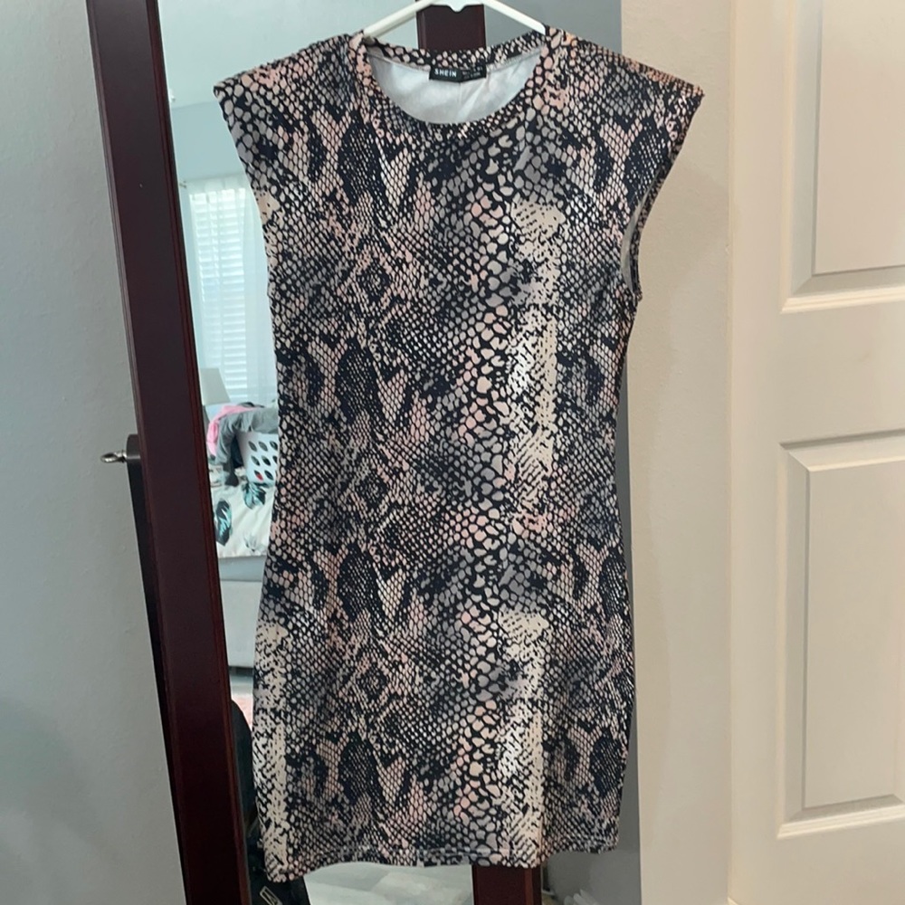 Brand new snakeskin dress